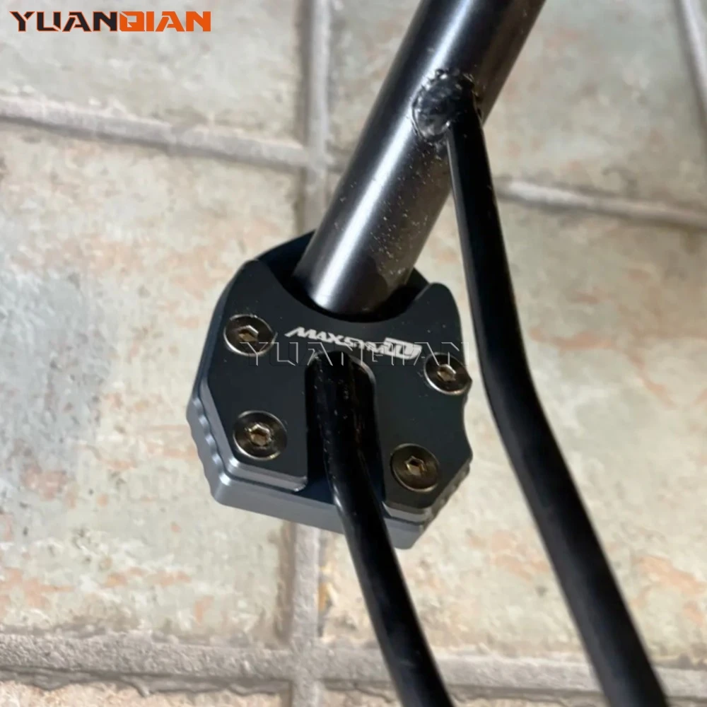 FOR SYM MAXSYM TL 500 508 2019-2026 Maxsym TL500 TL508 Motorcycle Kickstand Foot Side Stand Extension Enlarger Support Plate Pad