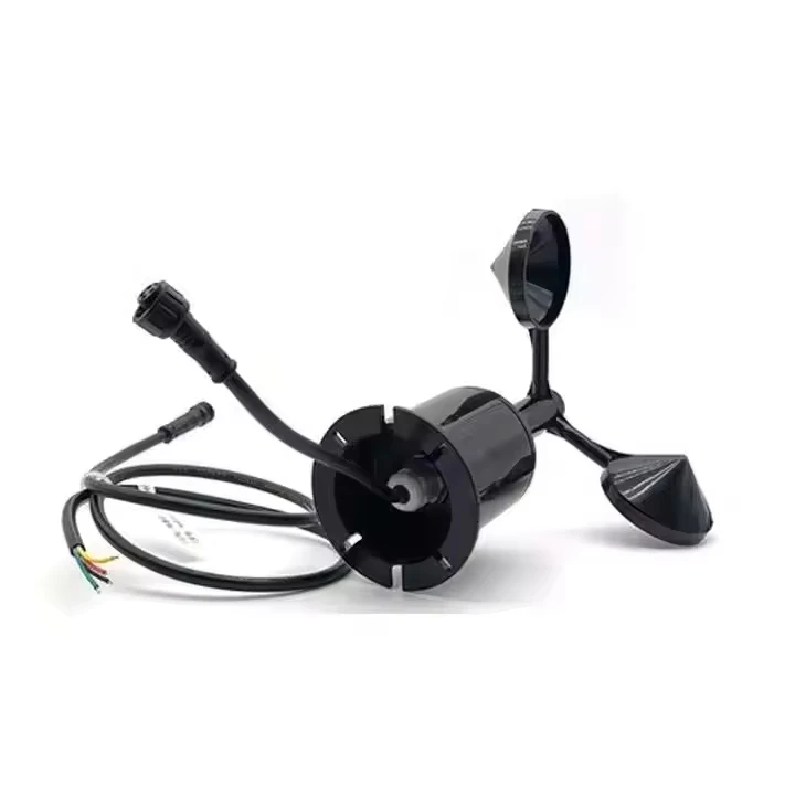 2026 3 Cup Weather Monitor Station 0~70m/S Environment Signal Rs485 0-5v Output 0.1m/s Resolution ABS Wind Speed Sensor Transmit