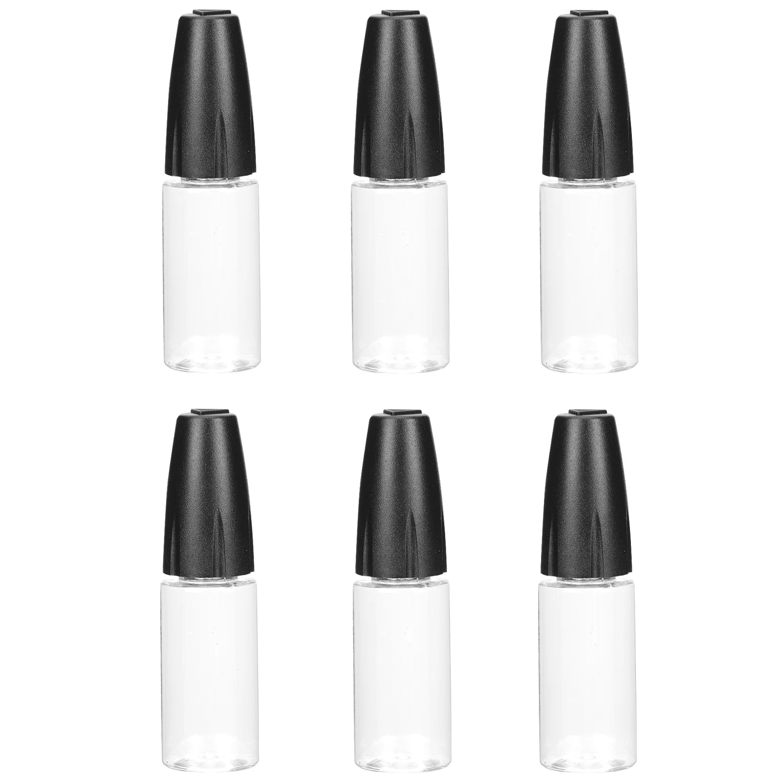 6 Pcs Paint Long Needle Injection Bottling Bottle DIY Gluing Craft Bottles The Pet Squeezable Tip Precision Applicator