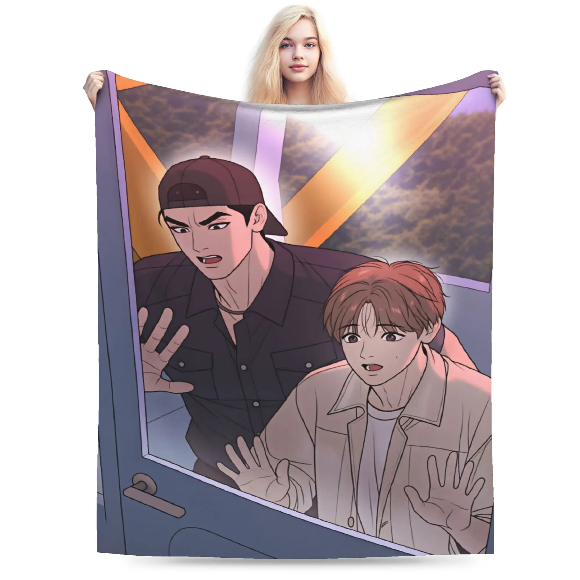 Bl Manhwa Jinx Joo Jaekyung   Blanket  Soft Aesthetic Plush Throw Blanket  Chair Sofa Bed Flannel Bedspread Bed Cover