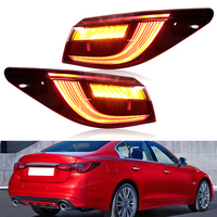 For Infiniti Q50 Q50L 2018-2021 Car LED Rear Tail Light Turn Signal Light Brake Fog LampTailLight Assembly 265556HH1B 265506HH1B