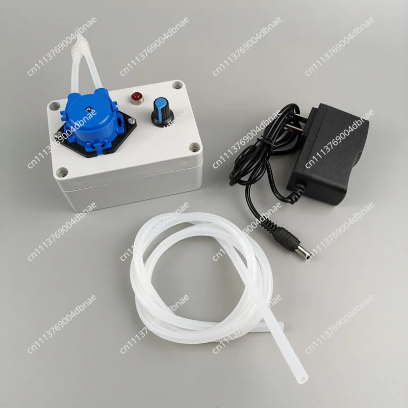 Miniature peristaltic pump self-priming pump circulation metering pump laboratory food grade 10-70ML/adjustable with foot switch