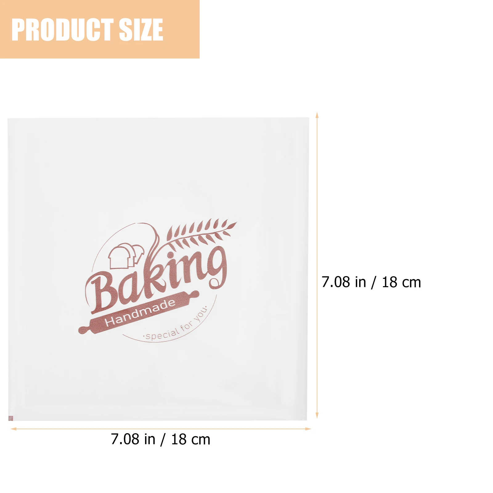 

100 Pcs Bag Baking Food Bags Set Brown Paper S wich Bakery Oil Bakery Bags Proof Packing Food Storage Treat Gift
