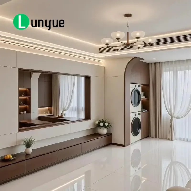 Modern Luxury Wooden TV Cabinet for Living Room Furniture Latest Design Storage Console Table Home Decor High Quality