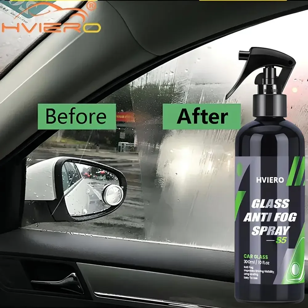 50-300ml Auto Part Windshield Durable Spray Improve Driving Vision Cleaning Maintenance Glass Anti-fogging Agent Water Repellent