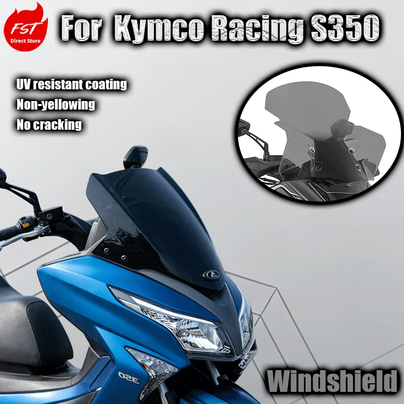

For Kymco Racing S350 Windshield Modification Windshield Heightening Upgrade Part for Motorcycle Accessories