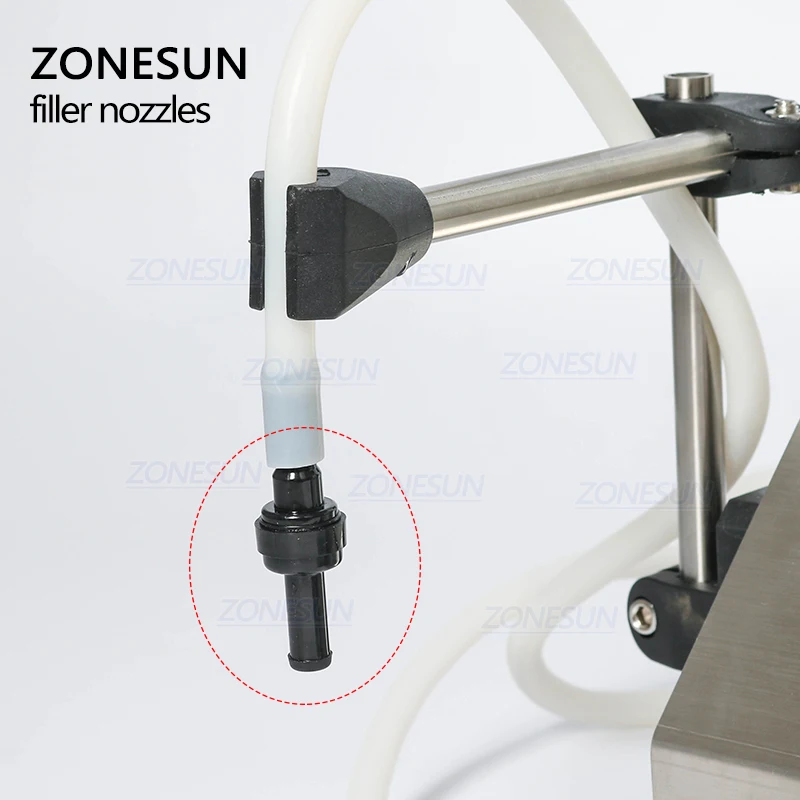 ZONESUN GFK-160 Small Size Filling Machine Nozzles For Digital Filling Machine Tiny Vials Liquid Filler Nozzle