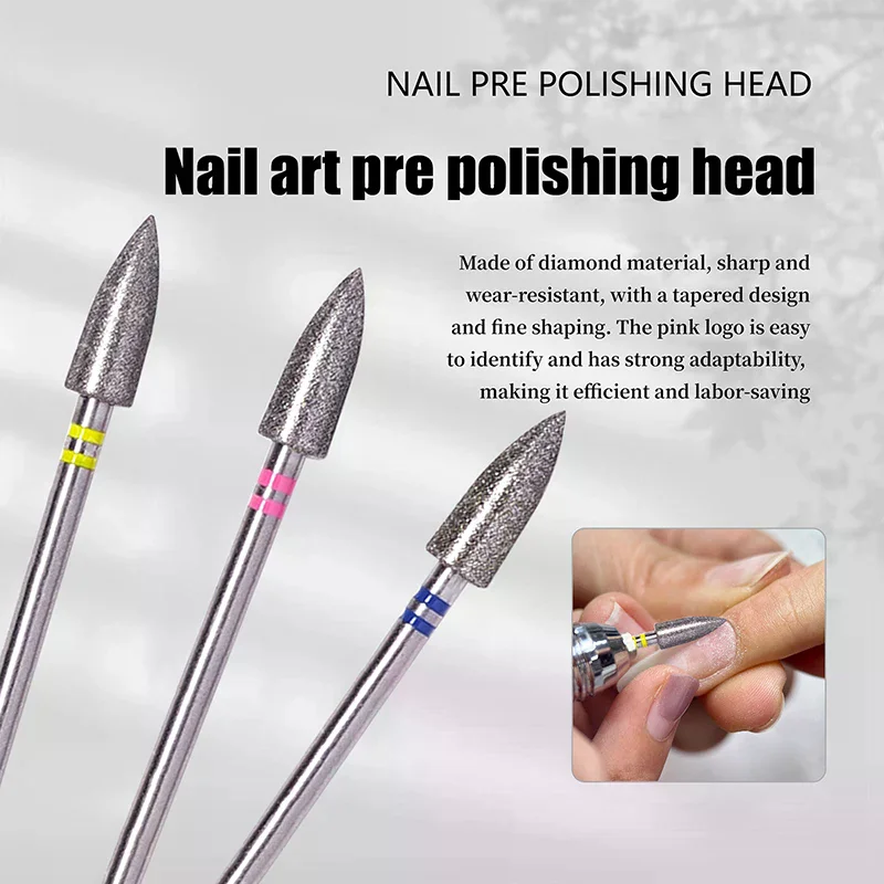 1 Stuks Kegel Nail Boren Machine Pedicure Voet Cuticle Schoon Gereedschap Nagelvijl Slijpen Hoofd Gel Polish Verwijderen Nail art Gereedschap