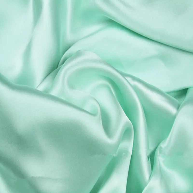 New 100% Mulberry Silk Fabric Width 114cm 16 Momme High Quality For Wedding DIY Dress Clothing Bedding