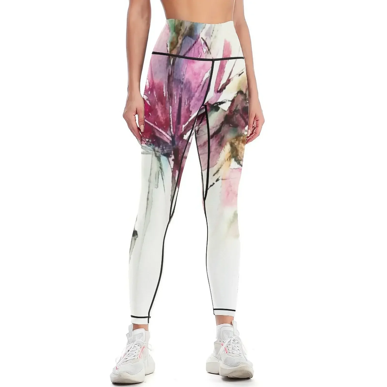 

Sweet flowers Leggings Women's sports pants sport set for girls Legging sport Womens Leggings