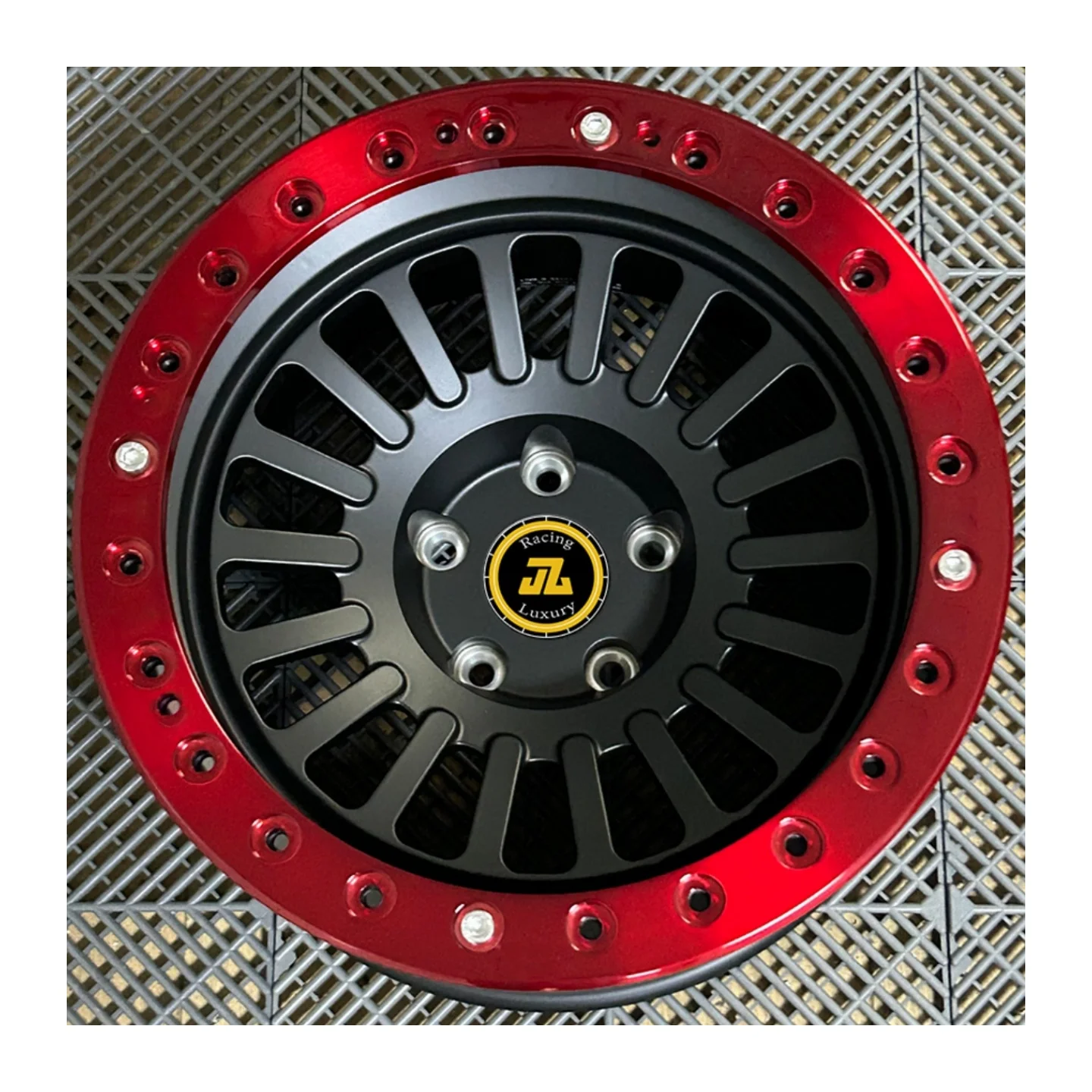 

JZ 5x139.7 6x139.7 Beadlock Multi Spoke 4x4 5x5 15 16 17 18 19 20 Inch Offroad Wheel for Patrol Y60 Y61 Y62 Jeep Wrangler JK JL