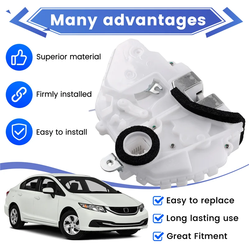 

Новый автомобильный привод замка передней левой двери, двигатель дверного замка 72150-SNA-A14 для Honda Civic 2006-2011 Accord 2008-2012