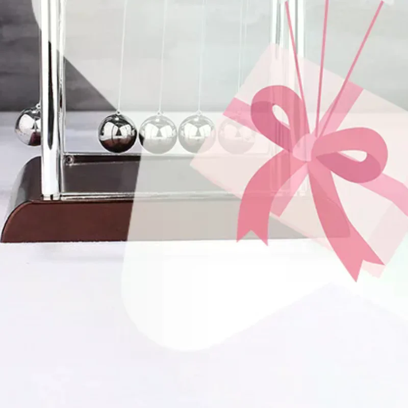 Metal Newton Pendulum Newton Cradle Balance Steel Balls Pendulum Ball Decor Home Decoration Physics Science Pendulum