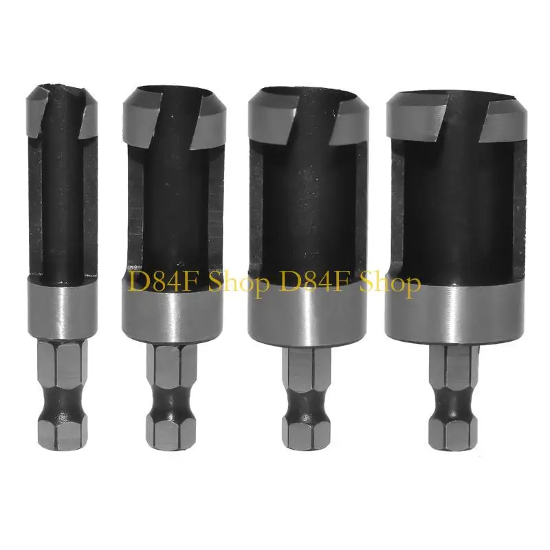

D84F Plug Cutters for Wood Plug Cutter Set 6mm 10mm 13mm 16mm Straight Tapered Cutting Tool CorkKnife