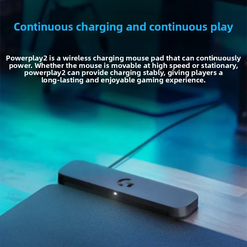 يمكن شحن لوحة ماوس الألعاب Powerplay 2 بشكل لاسلكي من الأسفل، مناسبة لسلسلة G903/gpw/g502x #3