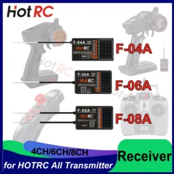 Model RC części 4 kanały 6 kanałów 8 kanałów odbiornik dla CT-6A HotRC HT-6A HT8A DS600 dla samochodu sterowanie radiowe samolotu