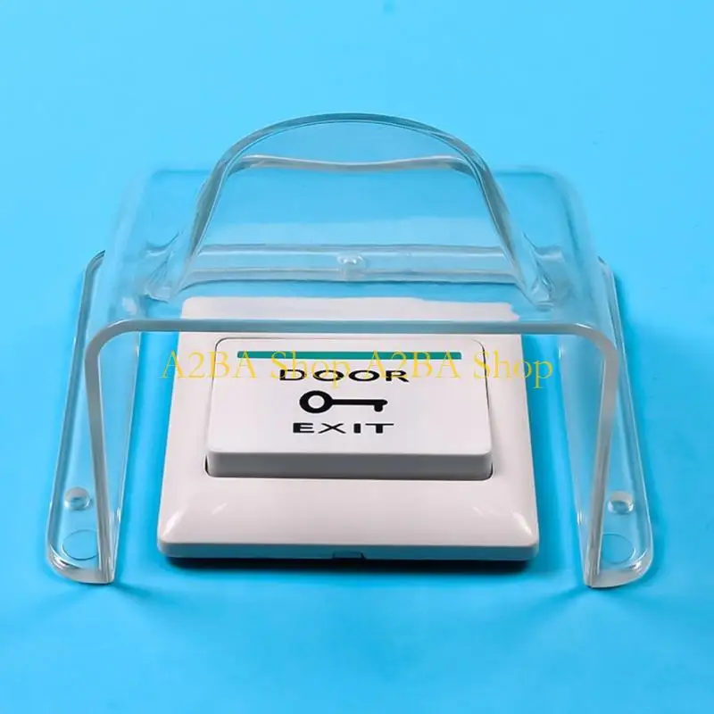 A2BA Heavy Duty Transparent Housing Shatterproof Cover for Wall Installed Doorbell