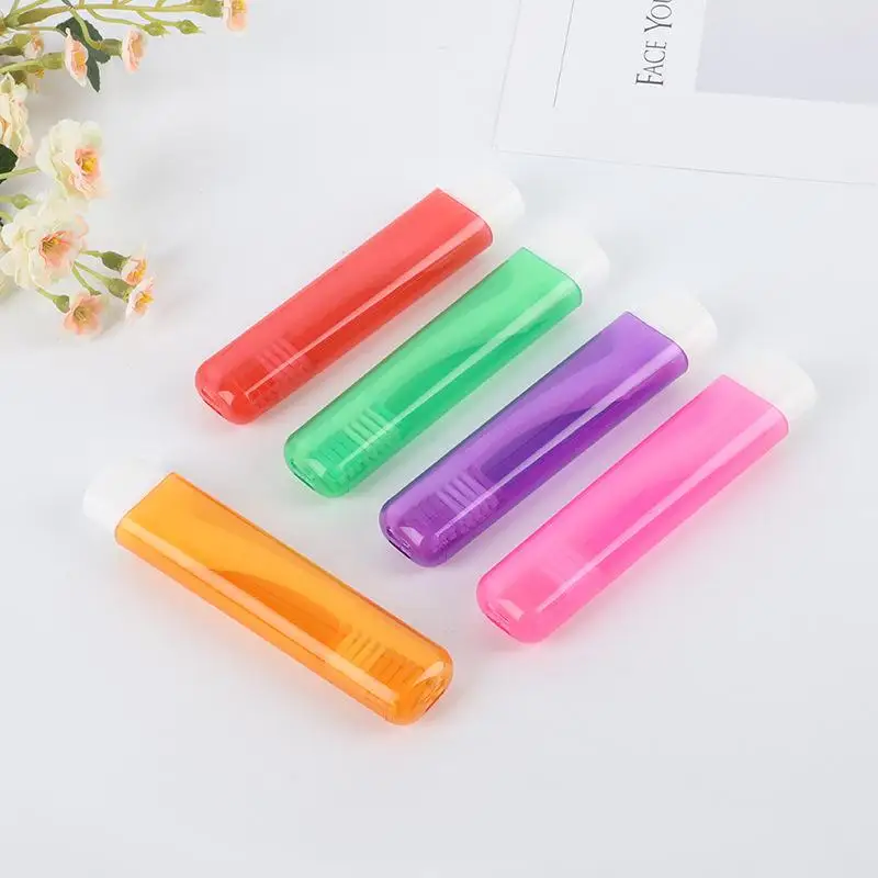 

5 шт. портативных складных зубных щеток с супермягкой щетиной для путешествий, кемпинга, походов, активного отдыха, легко брать с собой