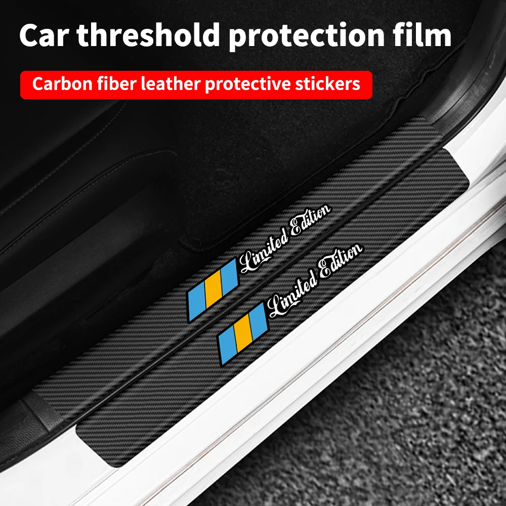 

Carbon Fiber Limited Edition Car Door Threshold Trunk Bumper Protective Sticker For Scania K250 K280 K310 K320 K490 SERIE G P S