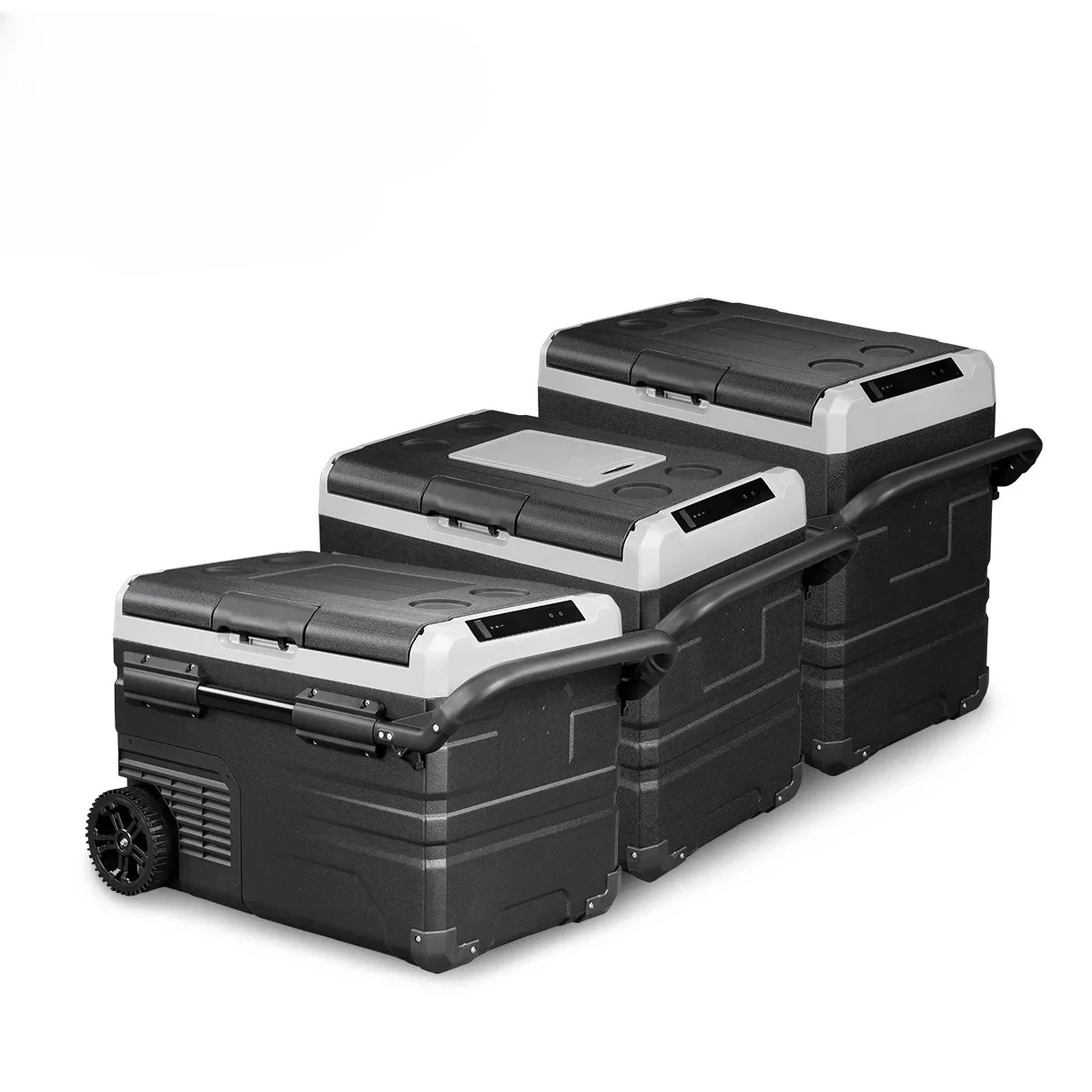 TWW115 115L Smart Refrirator Durable Dual Zone Fridge 12 Volta Big Capacity Solar Refrirator 12 Volta