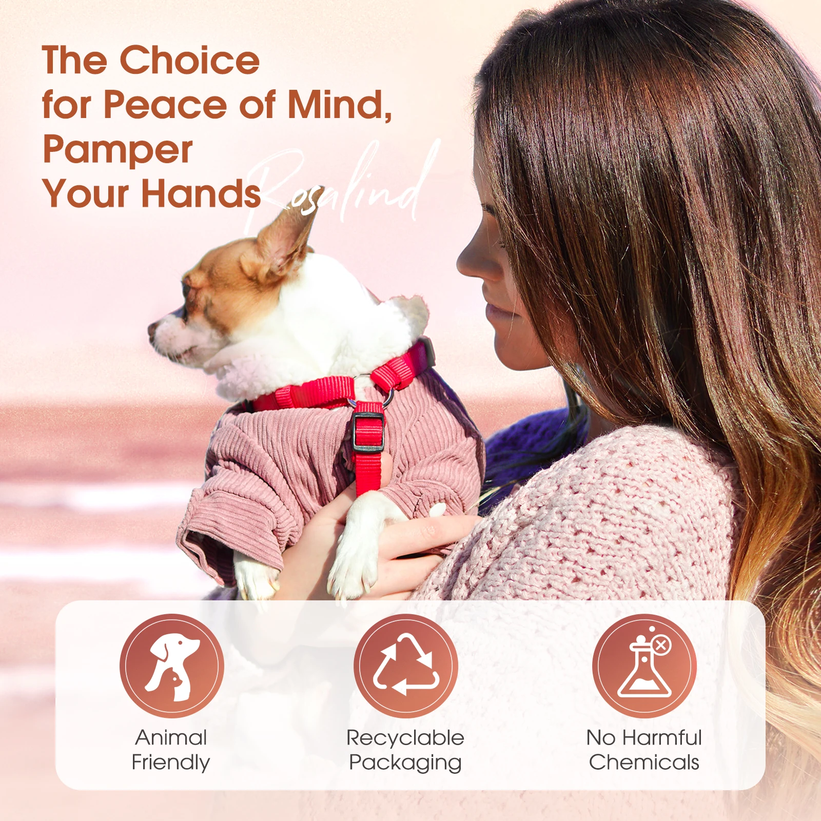 ชุดทำเล็บเจล ROSALIND 23 ชิ้น พร้อมเบสโค้ทและท็อปโค้ท เจลไฮบริดแบบลอกได้ด้วยน้ำยาล้างเล็บเจล ยูวีเจล กึ่งถาวร สำหรับตกแต่งเล็บ