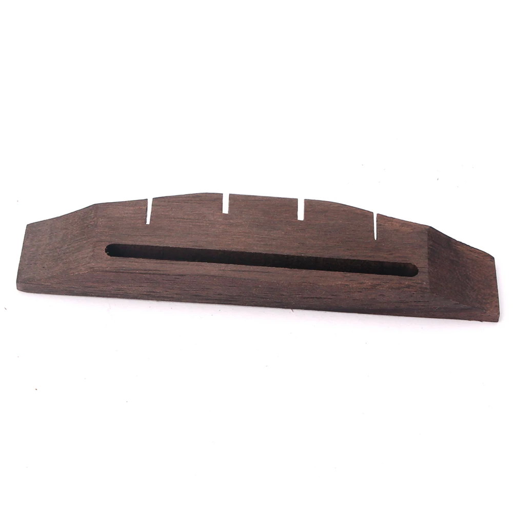 

Wooden Guitar Bridge 4 String Component Tailpiece for Acoustic Guitars Rosewood Parts Replacement Repair Accessories