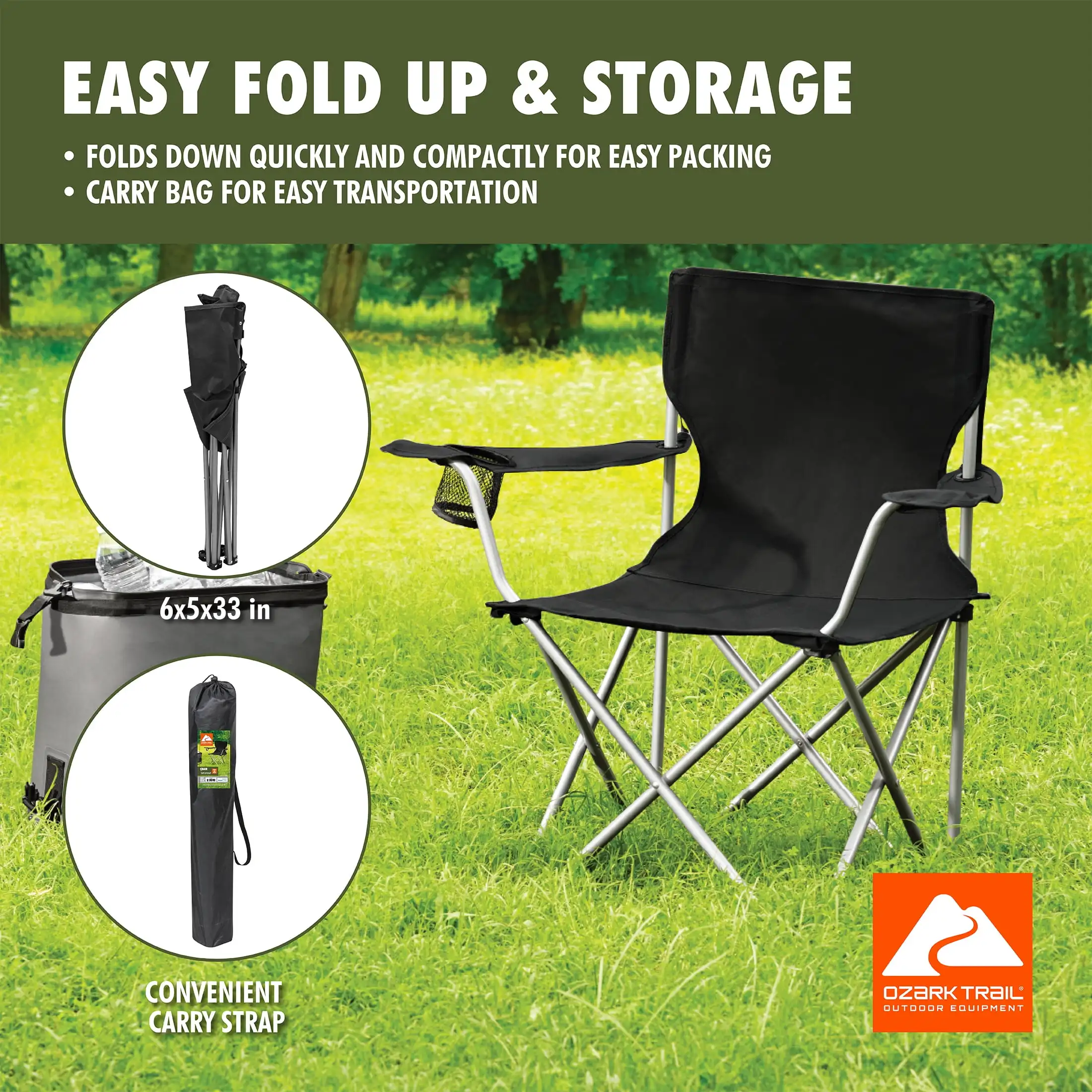 Ozark Trail Quad Folding Camp  - огляд і ціна Camping Quad