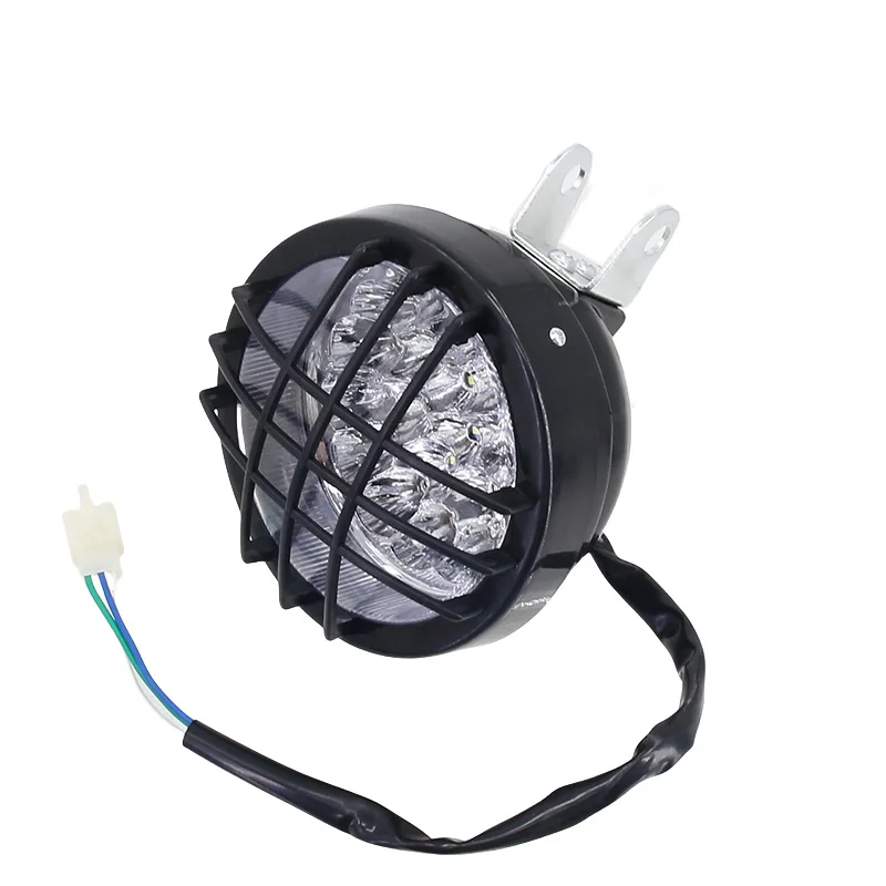 ATV beach bike motorcycle modification 70cc-125cc size bull LED grille headlights night running lights