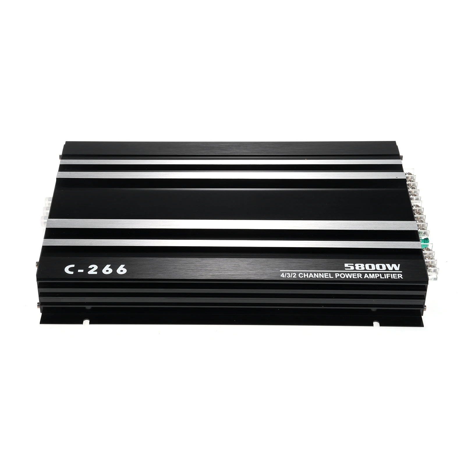 4-Channel Car Audio Amplifier 5800W High-Power Amp 12.0V Ultra-Thin Four-Way Power Amplifier Class A/B