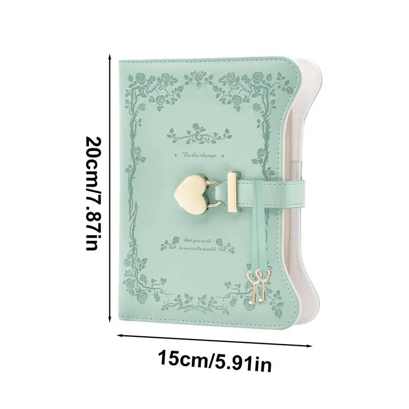 Journal With Lock B6 PU Leather Journal With Lock And Key 360 Pages Secret Diary Cute Journals For Women Girls Diary Planner