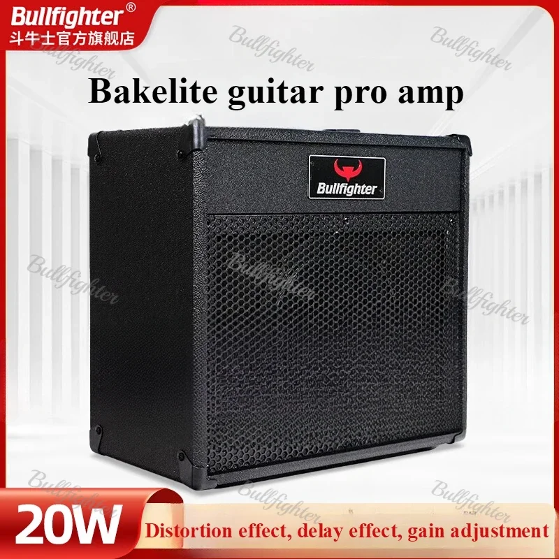 

Bullfighter Electric Wood Guitar Audio Small Portable Outdoor Speaker Play Singing Street Artist Sing Audio Professional