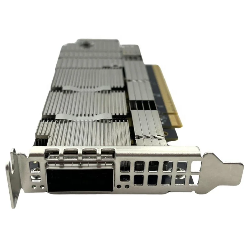 Tarjeta de interfaz de red Ethernet OSFP de un solo puerto PCIe 5,0 X16 200 Gb/s tarjeta adaptadora de alta velocidad MCX75310AAS-HEAT