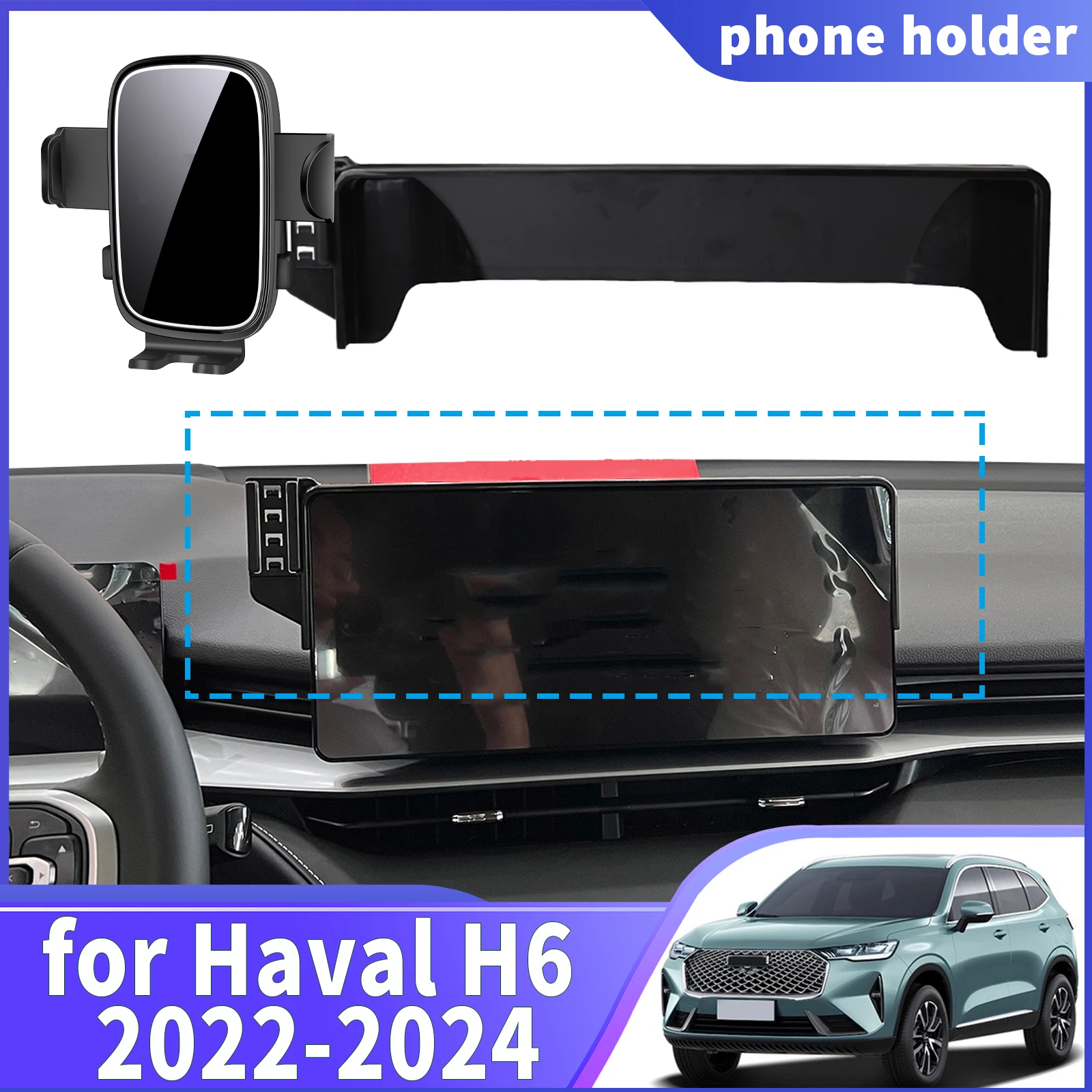 

fit for Toyota Tundra 2022 2023 2024 ​​Navigation Phone Holder Mount Customized Car accessoires