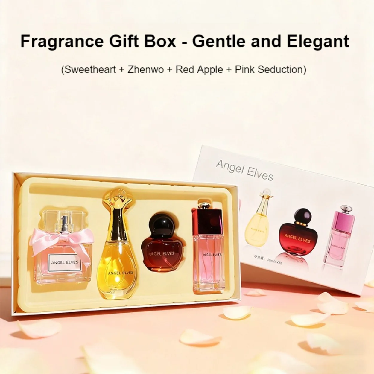 

4 Floral Fruity Scents, Embrace Your Charm for Every Occasion Romantic Date Gifts with Long-Lasting Fragrance Girlfriend Friend