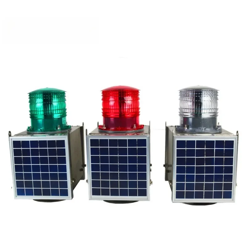 

Solar Marine Navigation Light 6 Nautical Mile Barge Yacht Navigation Light for Safe Waterway Illumination