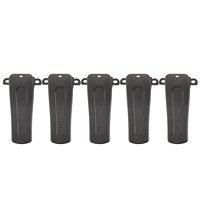 5PCS Belt Clip for H777 Hot Model Baofeng Radio BF-666S BF-777S BF-888S 666S 777S 888S Walkie Talkie Accessories clamps Black