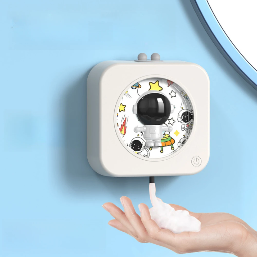 Full Automatic Foam Mobile Phone Soap Dispenser Kitchen Mobile Phone Sensor Children's Foam Hand Soap Astronaut Style