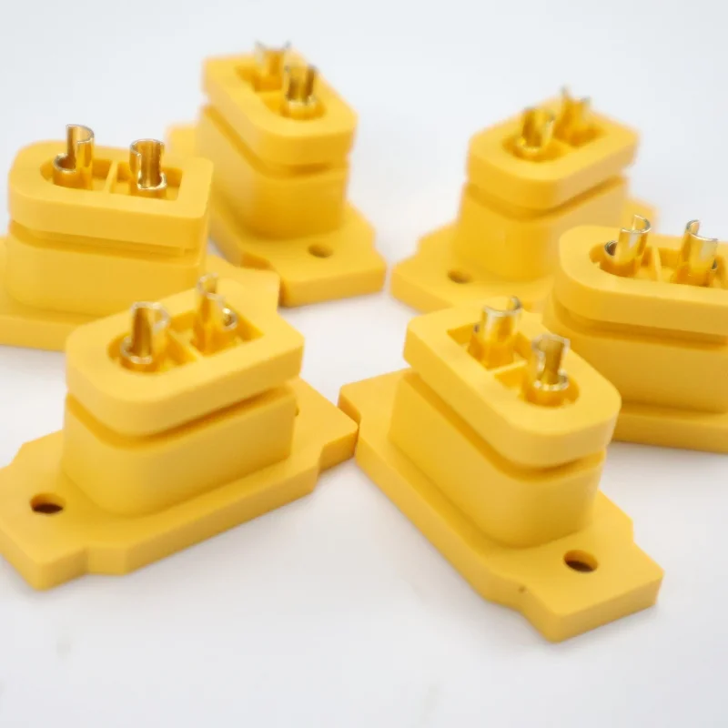 Connecteur femelle XT60E-F, 5 pièces, prise XT60, vis de montage sur panneau pour batterie au lithium FPV, drone quadrirotor RC