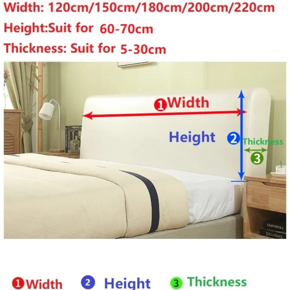 Thicken Jacquard Bed Headboard Cover Elastic Bed Head Cover All-inclusive Bed Headboard Dustproof Protectorbedroom Home Decor