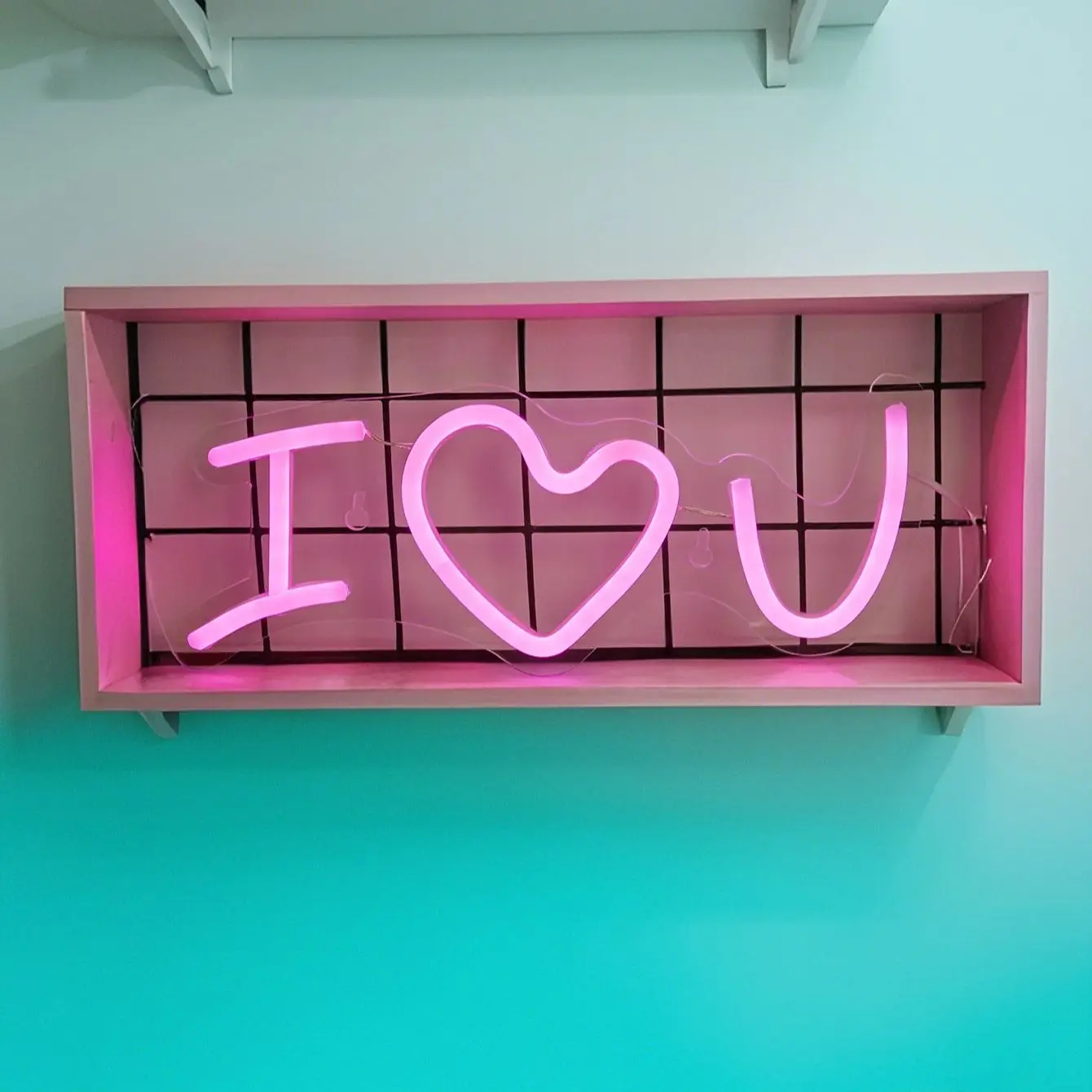 تشي باي LED النيون أنا أحبك USB بالطاقة النيون علامات ضوء الليل ثلاثية الأبعاد جدار الفن غرفة نوم غرفة المعيشة مصباح ديكور علامات