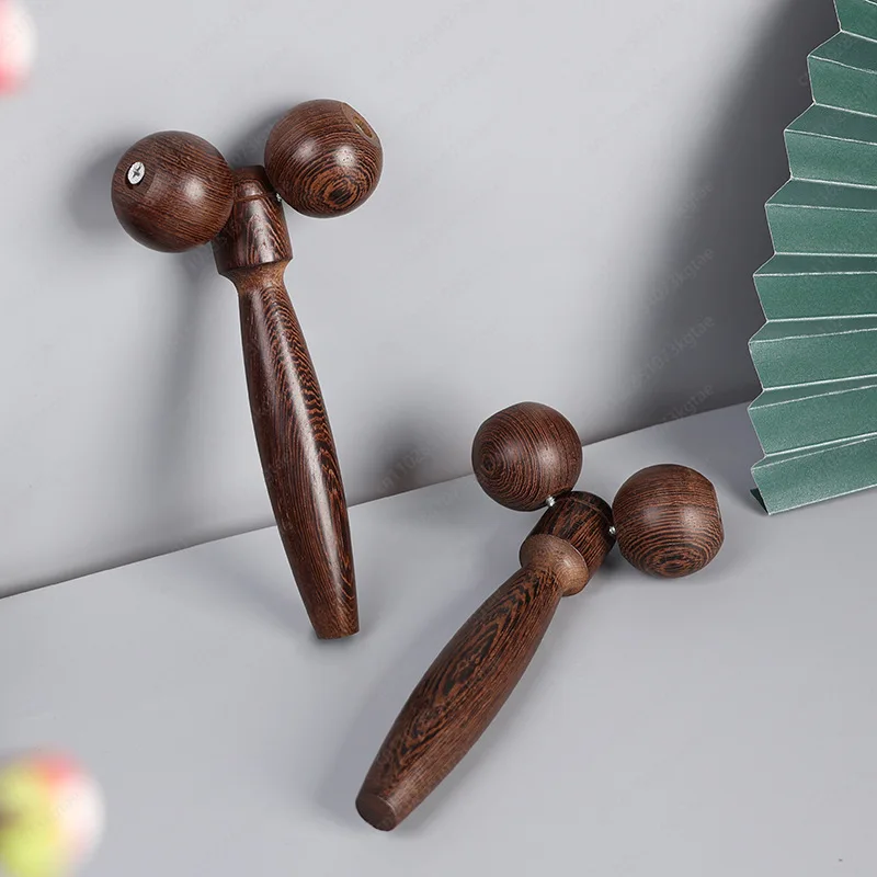 Wings Wooden Roller Massager – Full Body & Face Lifting Tool for Chin Slimming & Firming Application