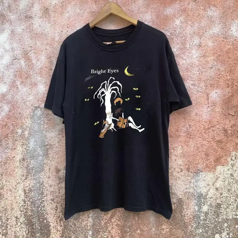 Bright Eyes Conor Oberst Tour Black T Shirt Full Size S 5XL