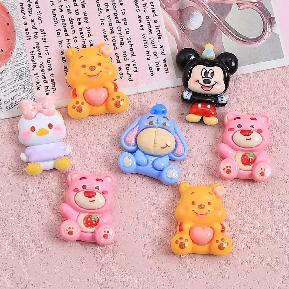 Mini Resin Animal Charms - 10 Pcs