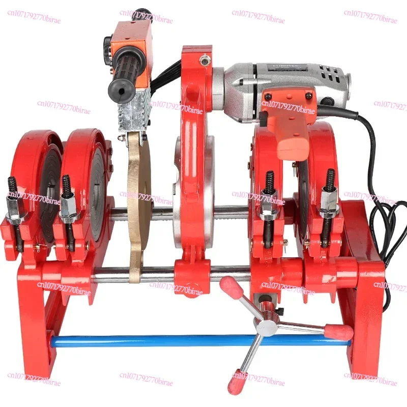 

1.8KW/2.1KW/3KW PE Pipe Manual Butt Welding mahine 63-160/250 Hot Melt Hand Double Column Pipe Welding mahine