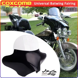Universal Batwing Fairing Motorcycle Front Headlight Fairing Windshield W/ Bracket For Suzuki VL800K1 Volusia C50 C50T 2001-2013