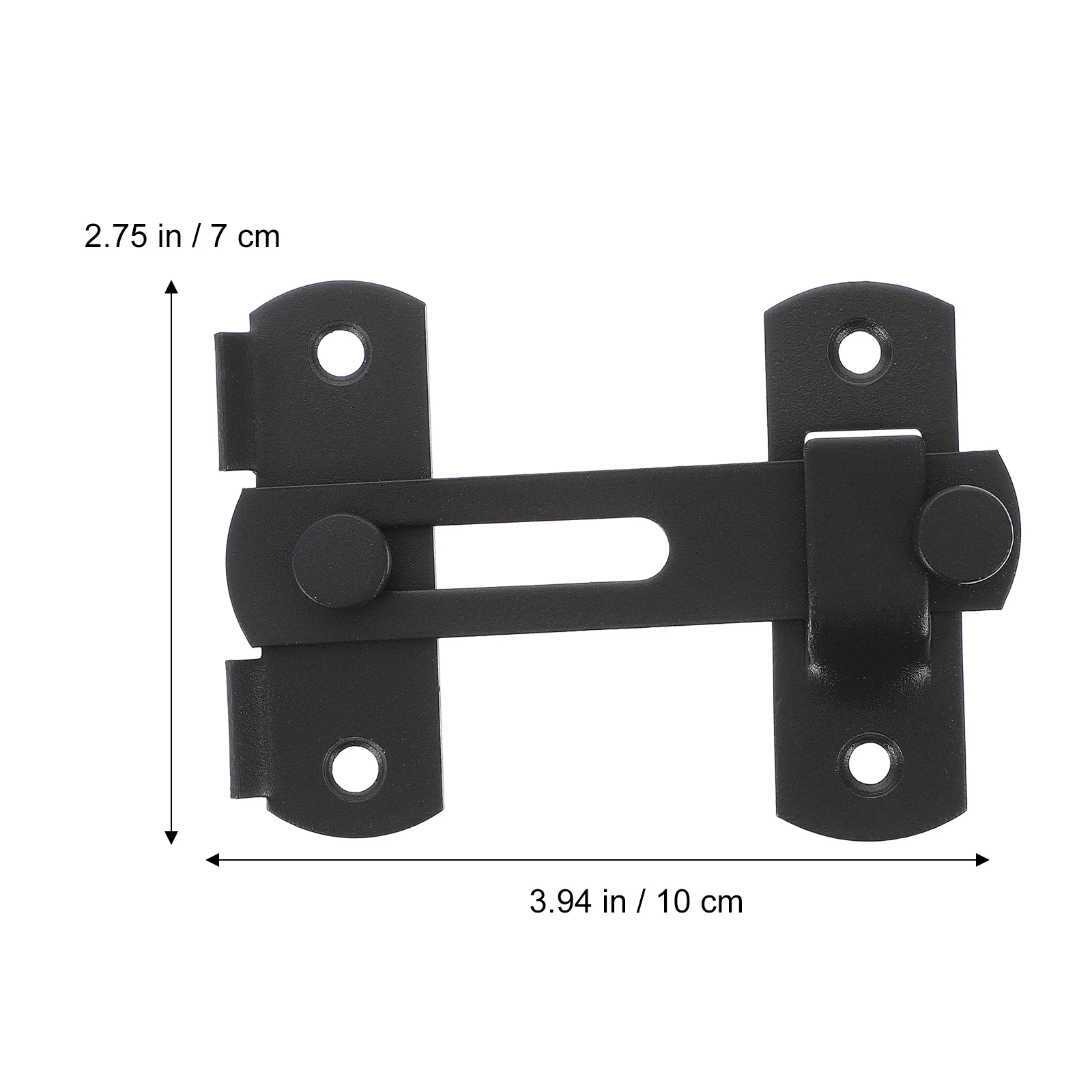 

3Sets Stainless Steel Door Lock Latch Flips Lock Anti-Theft Safety Gate Bolt Latch Strong Flips Locks