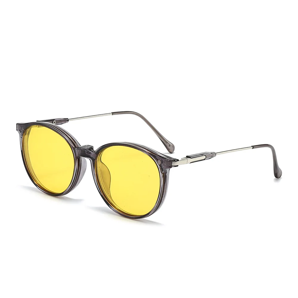 Prescription Custom Myopia Glasses -0.5 to -10 Polarized Or Night Vision Sunglasses Clips Men Women TR90 Frame Spectacles F129