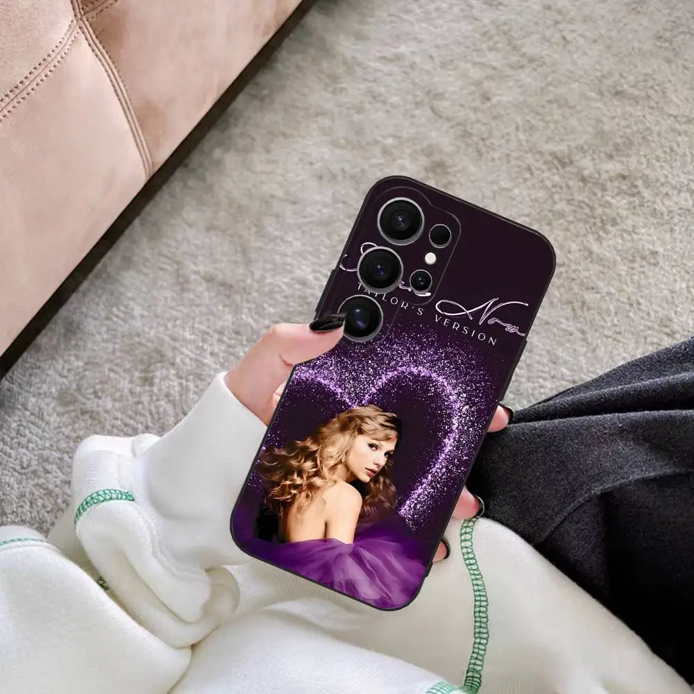 حافظة هاتف L-Life Of A S-Showgirl T-Taylor Swift لهاتف سامسونج S 24 Fe 25 Ultra Plus 20 Lite 21 30 22 23 24 22 Ultra 5G Fundas