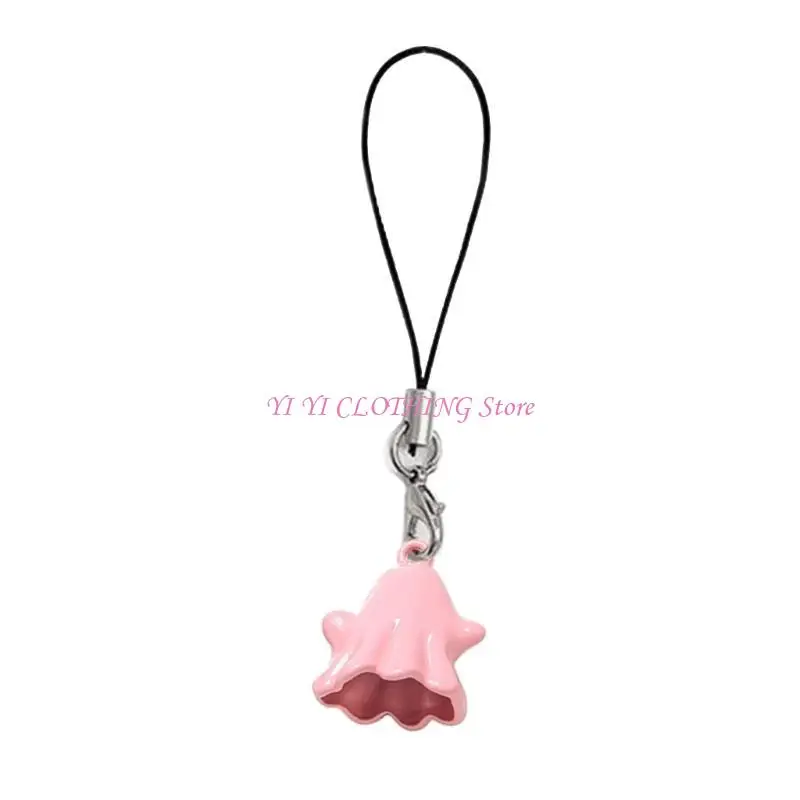 N5KF Phone Charm Strap Keychain Spooky Keychain Lanyard String Halloween Jewelry