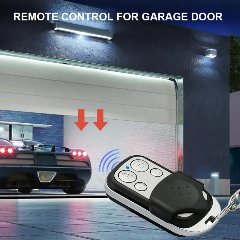 433MHz Smart Copy Duplicator Remote Control 4 Button Electric Garage Door Gate Remote Cloning 433.92 MHz Transmitter Car Key